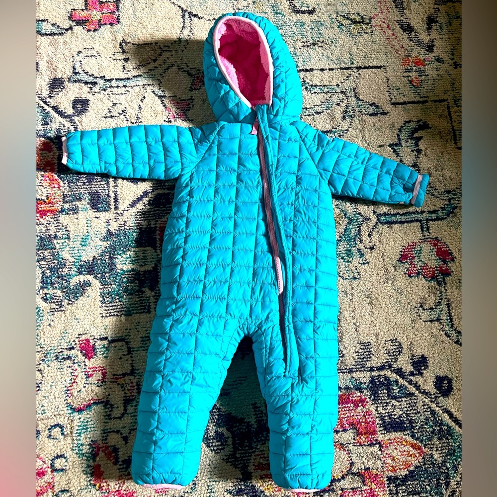 Snozu blue and pink 24 months snow cold suit